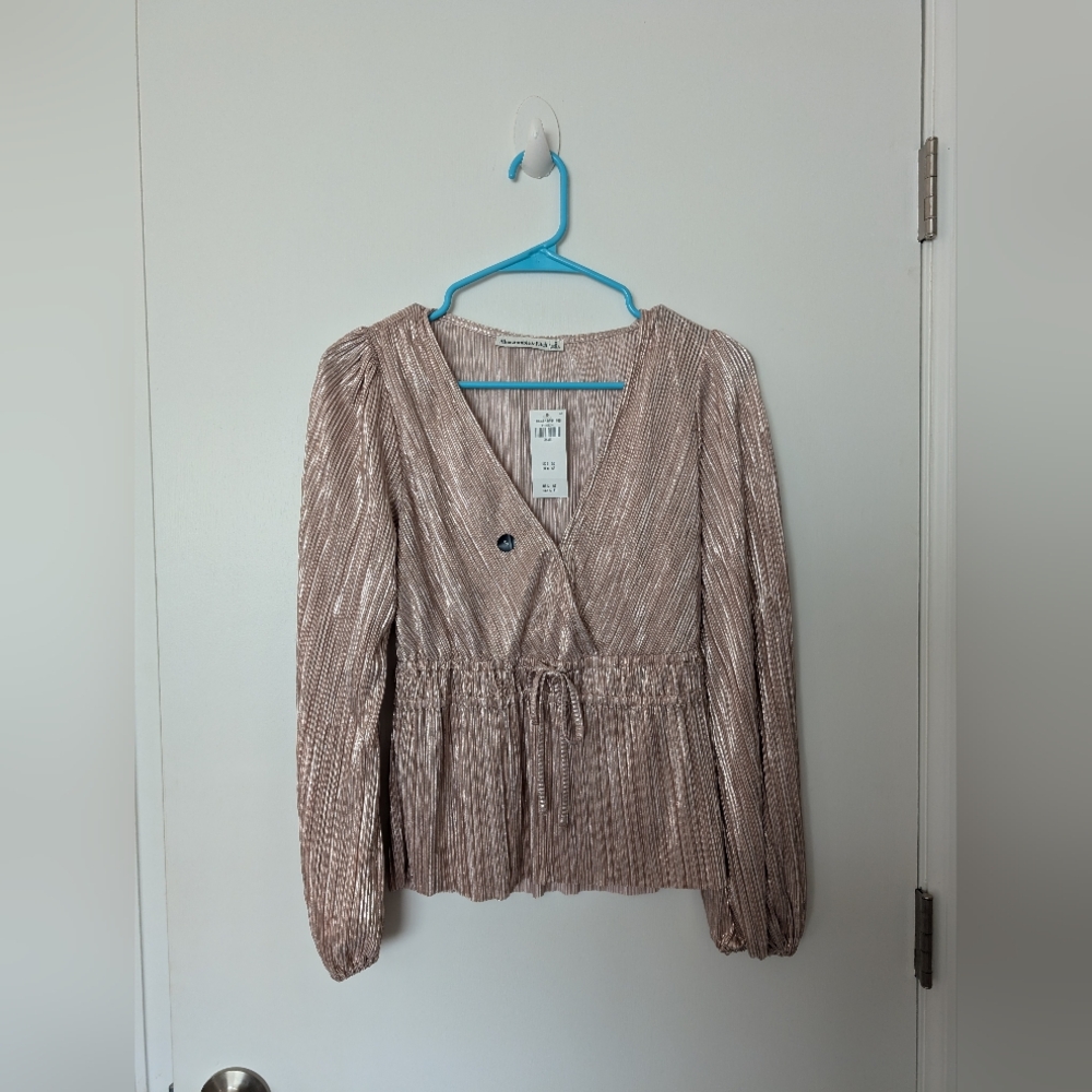 Abercrombie Tie Front Blouse